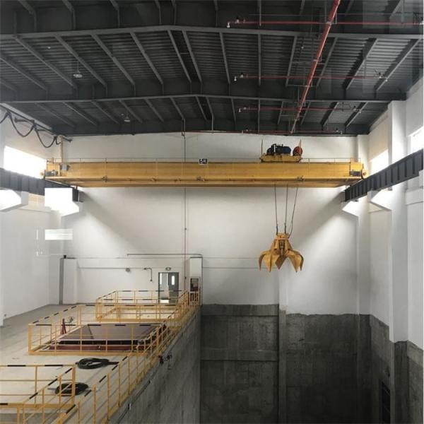 10 ton garbage grab crane, double beam grab, grab crane, single beam crane, bridge crane, double beam truss, double beam