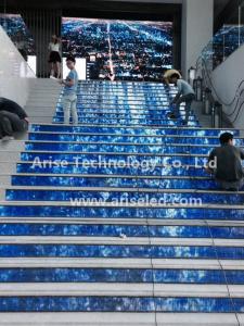 Quality Stair LED Display PH6 PH6.67 PH7.62 PH10  led video stair Stair LED displays Floor LED dis for sale