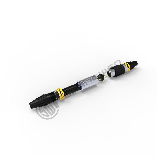 Waterproof IP65 5-Pin XLR Connector Female Adapter Zinc Alloy Shell Outdoor Microphone MIC Plug Socket Male Connector