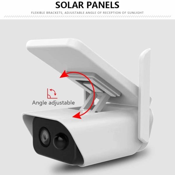 1080P HD Smart Solar Low Power Consumption Security Surveillance CCTV Battery-Powered Wireless Wifi IP Camera