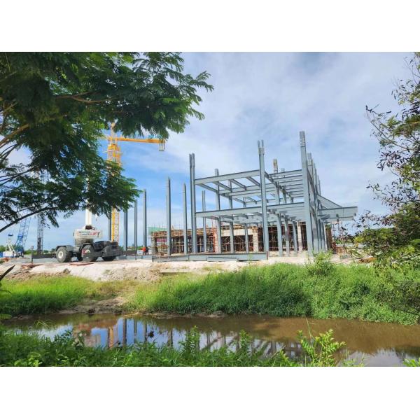 Prefab Steel Structure Workshop Customizable 50-Year Service Life