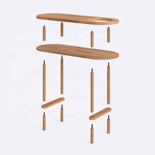 Console Sofa Solid Wood Nature Console Table for Bathroom Entrance Table Hallway and Home Furniture