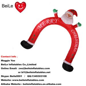 China Hot commercial beautiful outdoor christmas man arch for decoration on sale