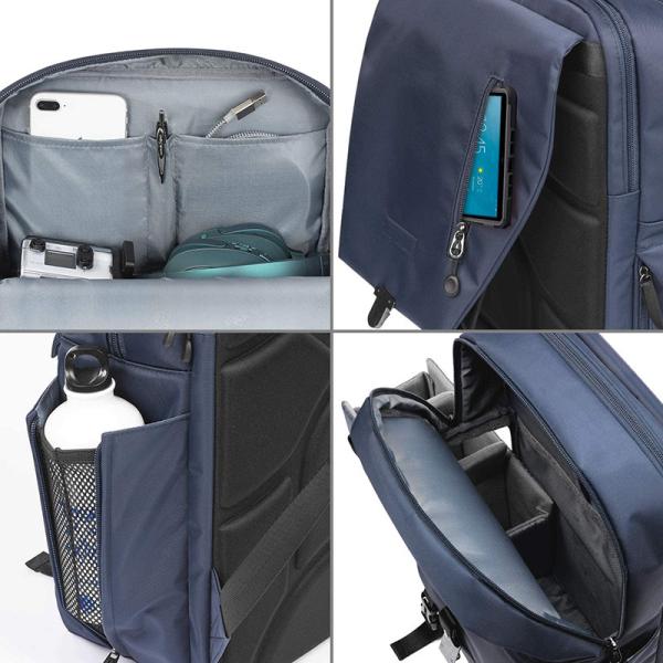 Heavy Duty Water Resistant Large Laptop And DSLR Camera Custom Travel Backpack With Tripod Holder