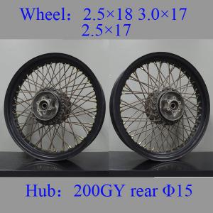 Quality Polished Finish Motorcycle Spoke Rims 304 Stainless Steel Durable High Strength for sale