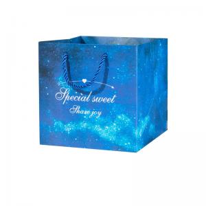 Quality Buy Custom Printed Square Wide Gusset Paper Paper Carry Bags Manufacturers for sale