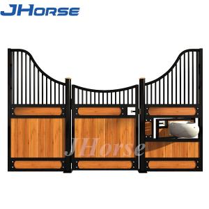 Quality Australia Standard 10ft Mesh Stall Fronts Strand Woven Bamboo Horse Stable Panel for sale
