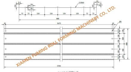 Side Roof Container House Roll Forming Machine Powerful And Stable