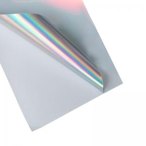 Quality PET Rainbow Laser Surface Self Adhesive Photo Paper A4 For Stickers for sale