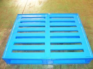 China Durable Economical Powder Coating Steel Pallets With Four Way Entry on sale