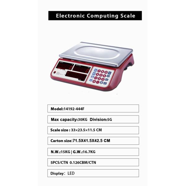 Weight Measuring Veidt Weighing 14192-444F 40kg 5g Acs Series 4v 4ah Battery for Digital Computing Scale User Manual