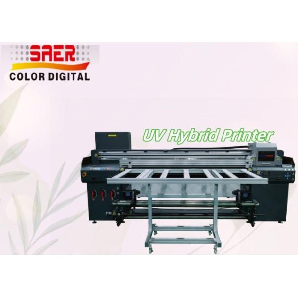 Roll to Roll And Flatbed UV Hybrid Printer Friendly Product 180cm Width UV