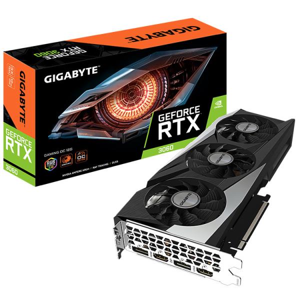 GIGABYTE NVIDIA RTX 3060 GAMING OC 12G Graphics Card 12 API With GDDR6 192 Bit