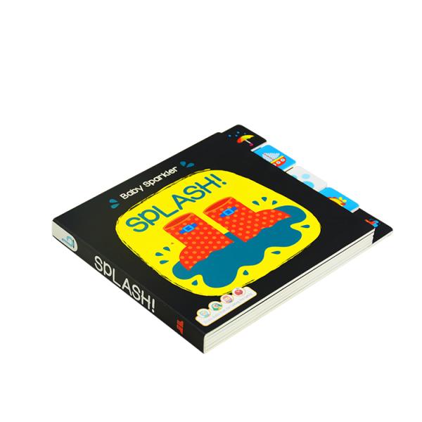 12P Photo Board Book Printing , Die Cut Book Printing with tab