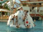 Cheap Price Inflatable Iceberg , Inflatable Climbing Mountain For Water Sports