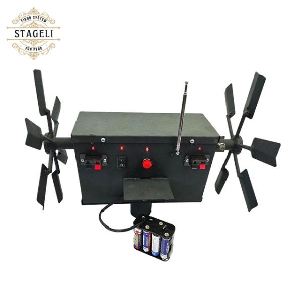 12 10 Channels 500m Fan Fireworks Fountain Machine Fireworks Setting System Wireless Control