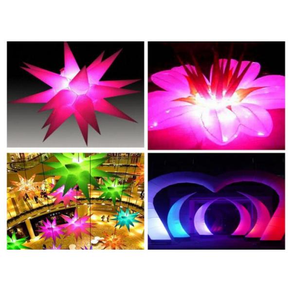 Beautiful Flower Inflatable Led Light For Party Wedding Decoration With Blower