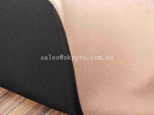 China Closed Cell Foam Coated CR Neoprene Fabrics 3mm Soft Heat Resistant Texture on sale
