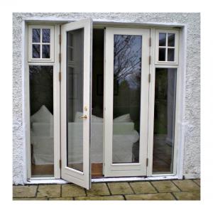 China Double Panels Swing Style Front Patio Doors American Standard on sale