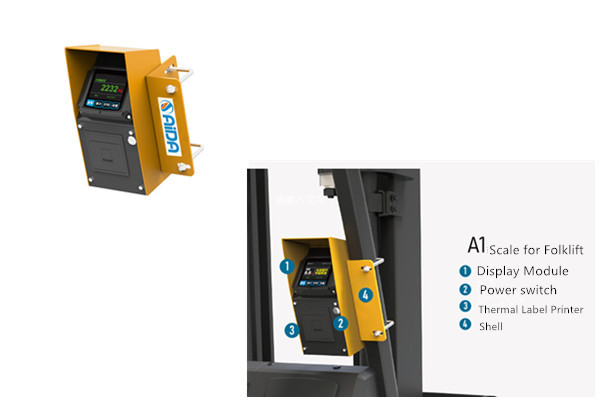 Material Handling Digital Forklift Weighing Scales with Automatic Measure Method
