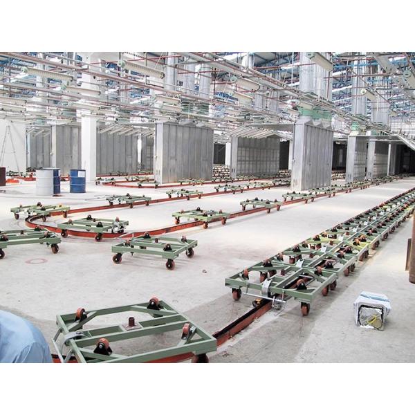 Professional Floor Conveyor Coating Line Superior Finish Quality Seamless Operation