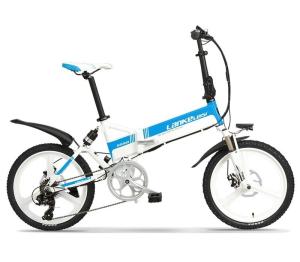Quality 400w Portable Electric Bike , 20 Inch PAS Folding E Bike Lithium Battery for sale