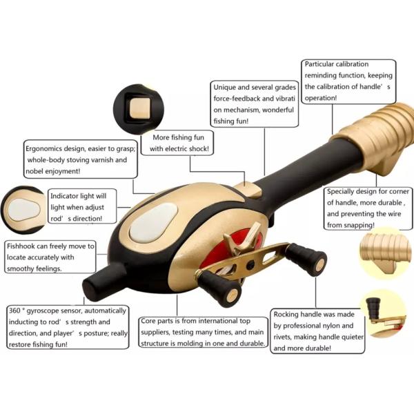 10 Players Kids Arcade Machine / Indoor Fishing King 10p Amusement Arcade Game Machine