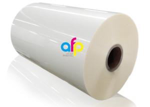 Quality Hot BOPP / PET+EVA Lustre Finish Lamination Film Roll For Sweet Boxes for sale