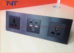 Smart Media Hub With Bluetooth , Multi Function Wall Socket Plates