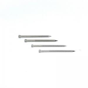 Quality OEM Lost Head 316 Stainless Steel Annular Ring Shank Nails With CE for sale