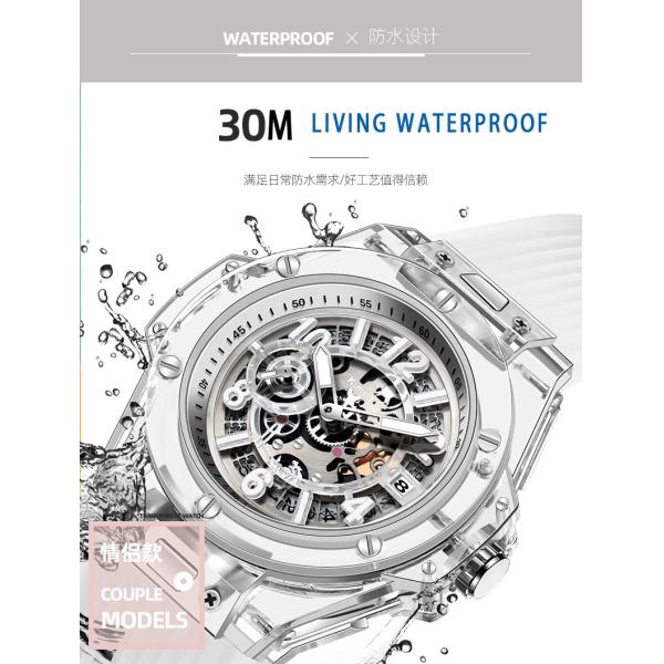 Details of Japanese movement crystal watch 8