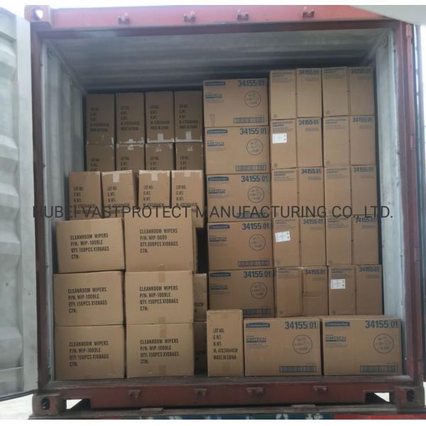 Lint Free 100% Polyester Cleanroom Wipers for Wide Format Inkjet Printer