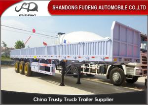 China Side Wall Semi Trailer , 3 Axles 60Tons Cargo Truck Semi Trailer on sale