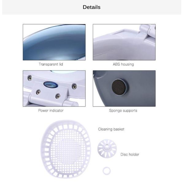 5 Mins Timer Household Ultrasonic Cleaner GT SONIC 750ml Capacity 40kHz For CD