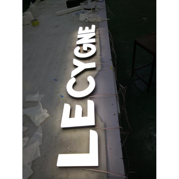 Facade LED Illuminated Channel Letters / Custom LED Signs For Business