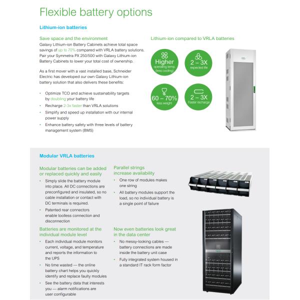 APC Symmetra PX UPS Scalable 200kW - 250kW 3 Phase UPS Power Protection System