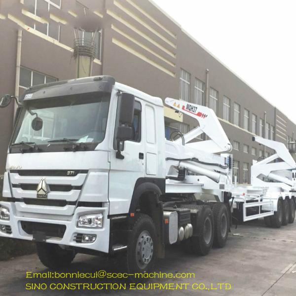 Two Speed Port Handling Equipment 20ft 40ft Self Loading Container Trailer