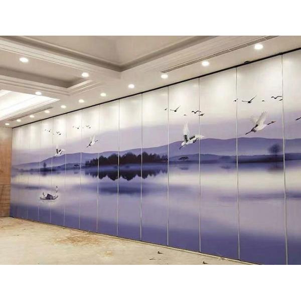 ODM Pattern Surface Aluminum Modular Partition Wall 900mm Width