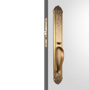 China Antique Bronze American Standard Cylinder Entrance Handleset Lock Lever Locksets on sale