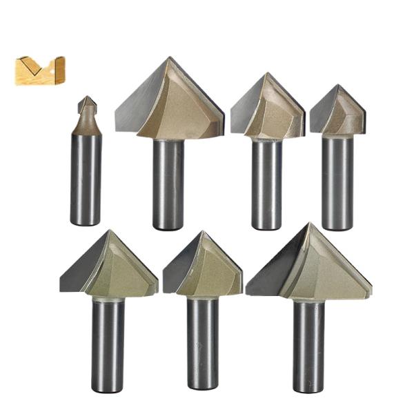 High Precision Arden Router Bits 90 120 150 Degree V Groove End Mill