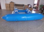 Green Blue 0.9mm PVC Water Sports Banana Boat 4m * 3m/3m*2.3 M