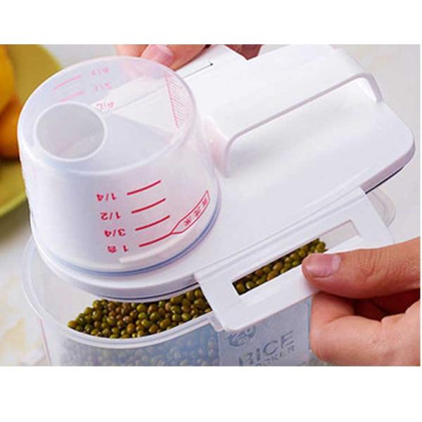 3 Litre Airtight Cereal Containers Plastic Kitchen Organizer