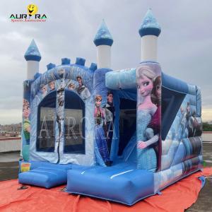 China Backyard Inflatable Moonwalk Bounce House Frozen Jumping Inflatable Bouncer Castle on sale
