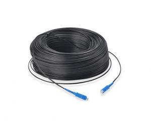 Quality SC FTTH Fiber Optic Jumper Cables Singlemode Simplex FRP Strength Member for sale