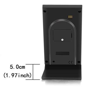 LCD Display New Thermo hygrometer Weather Station Black Digital Hygrometer