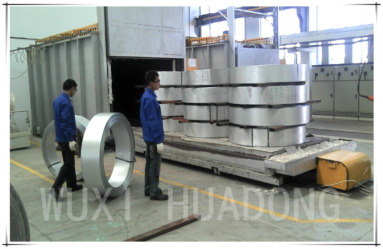 Φ900 x 7500mm Copper Bar Annealing Atmosphere Controlled Furnace Bogie Hearth Furnace Energy Efficient