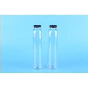 Quality Customized clear plastic PET beverage bottles with tamper proof cap for sale