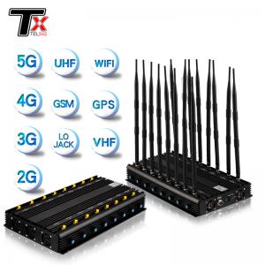 China 16 Way WiFi Signal Jammer Radius 5 - 40 Meter For Police Forces / Military on sale
