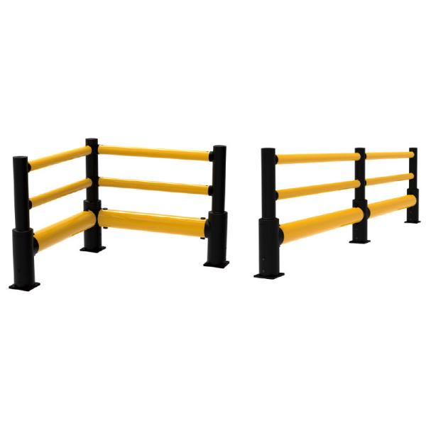 Flexible Pedestrian Barrier  Anti-Collision Guardrails Warehouse Safety Barrier Traffic Guardrails