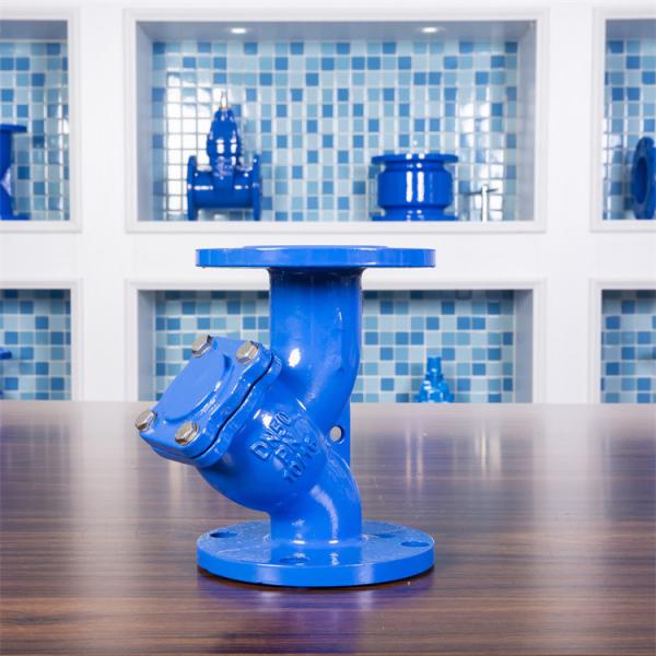 GGG50 Ductile Iron Y Strainer Drain Filter DN150 Flange Sewage Treatment